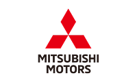 Mitsubishi Motors official corporate logo featuring the iconic red three-pointed diamond star symbol above the company name in black text, representing partnerships with the major Japanese automotive manufacturer in Star Trak Investments LLC's global investment portfolio for industrial, automotive, and international equity exposure