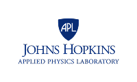 Johns Hopkins Applied Physics Laboratory (APL) logo variant with blue shield emblem and full organization name text, representing additional instances of academic research partnerships and scientific credibility affiliations in Star Trak Investments LLC's institutional investment relationships