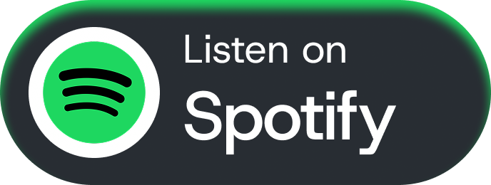 Official Spotify streaming platform badge displaying 'Listen on Spotify' with the distinctive bright green circular Spotify logo on a dark background, used to direct Star Trak Investments LLC podcast audience to stream and subscribe to the Career Path Angel Show and investment education content on Spotify's music and podcast service