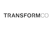 TransformCo corporate logo displaying modern typography with the company name and 'CO' designation, representing business transformation and corporate restructuring partnerships that Star Trak Investments LLC facilitates for clients seeking business renewal, strategic pivots, and financial restructuring in their investment portfolios
